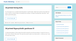 Desktop Screenshot of franksworkshop.com.au