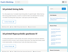 Tablet Screenshot of franksworkshop.com.au